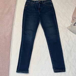 NWT express dark high rise jeans, size 2R